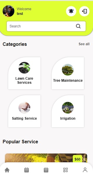 Island Nursery App Dashboard
